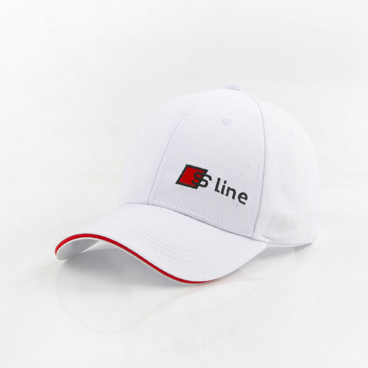 Casquette de Baseball Audi S Line Snapback Brodé Logo Auto Voiture Homme Femme Réglable